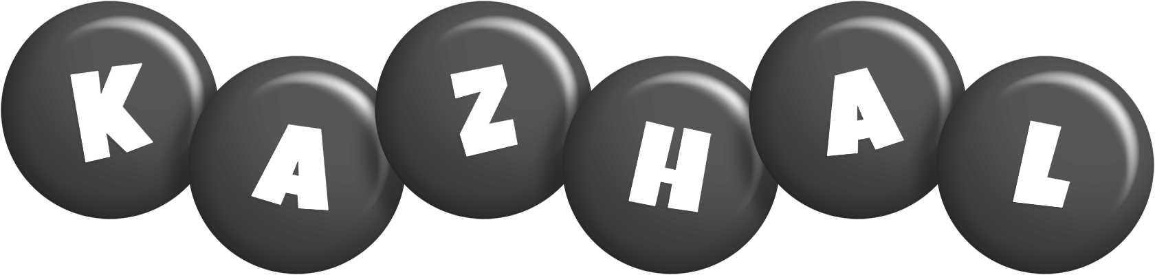 Kazhal candy-black logo