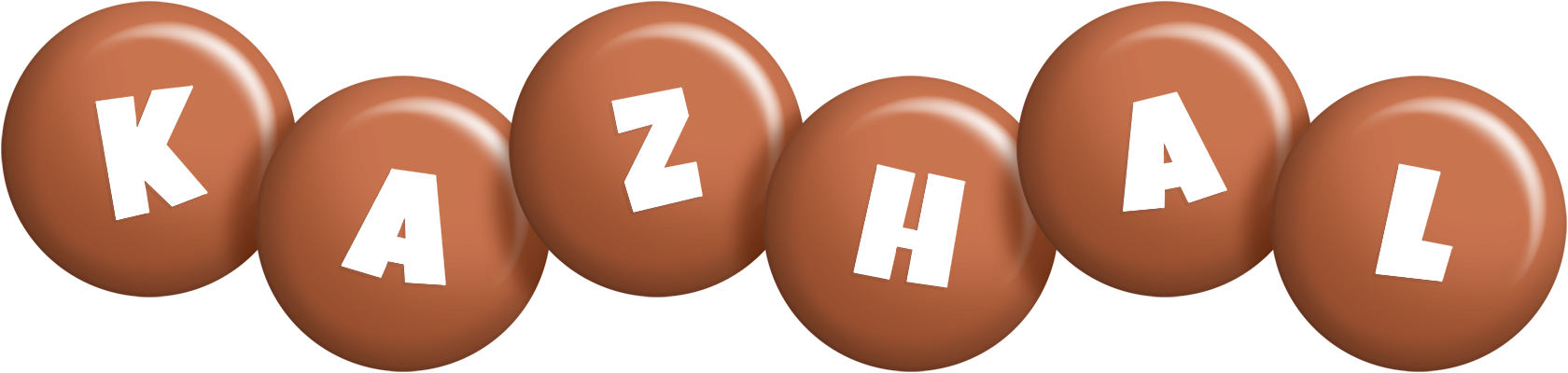 Kazhal candy-brown logo