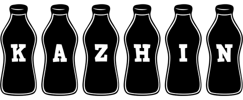Kazhin bottle logo