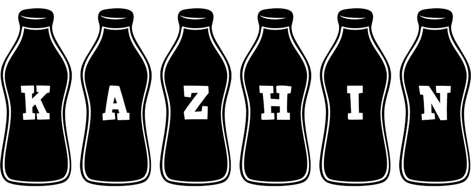 Kazhin bottle logo