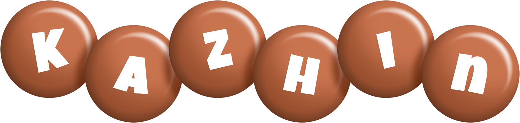 Kazhin candy-brown logo