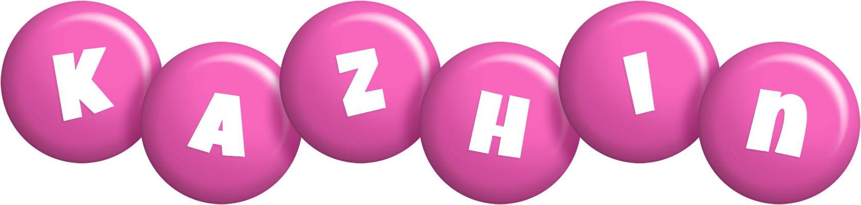 Kazhin candy-pink logo