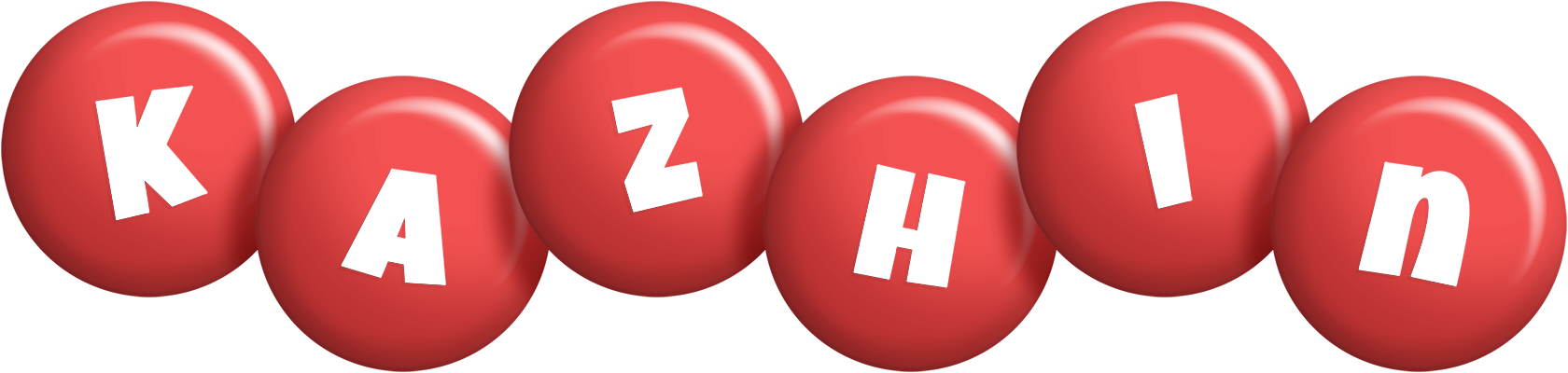 Kazhin candy-red logo