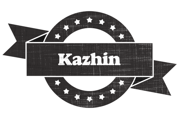 Kazhin grunge logo