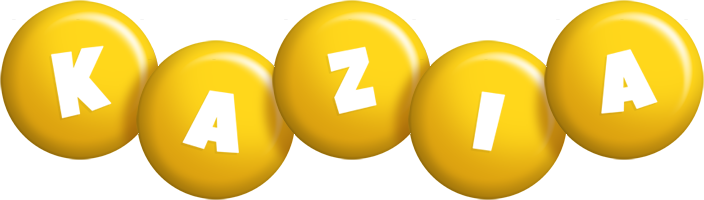 Kazia candy-yellow logo