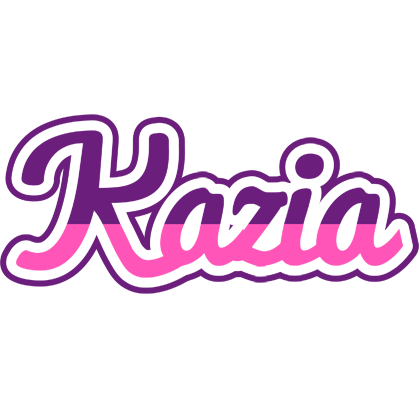 Kazia cheerful logo