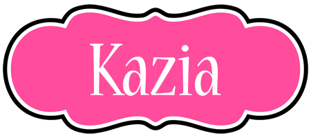 Kazia invitation logo