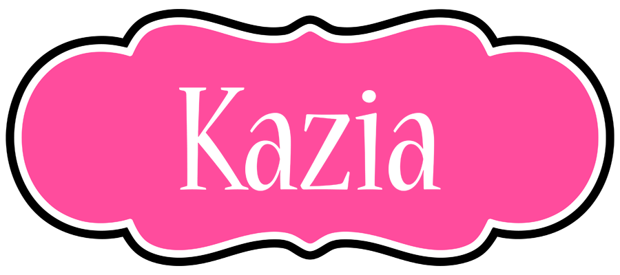 Kazia invitation logo