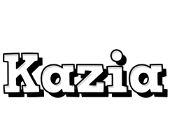 Kazia snowing logo