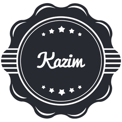 Kazim badge logo