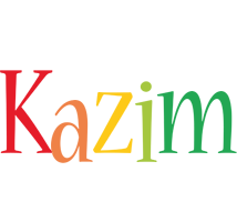 Kazim birthday logo