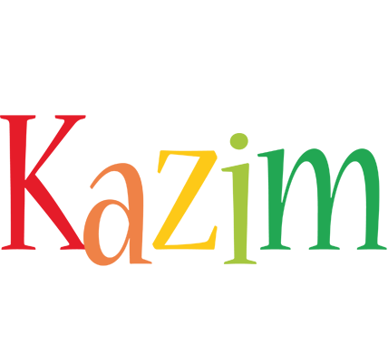 Kazim birthday logo