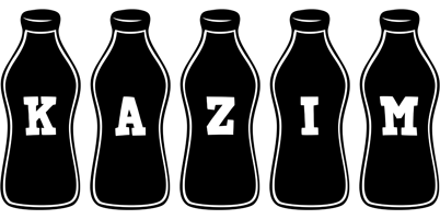 Kazim bottle logo