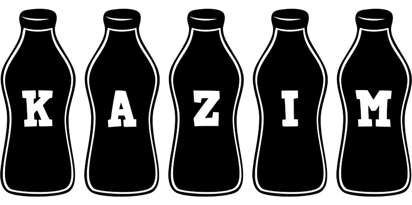 Kazim bottle logo
