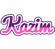 Kazim cheerful logo