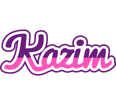Kazim cheerful logo