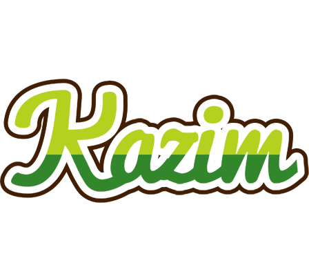 Kazim golfing logo