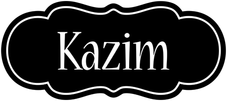 Kazim welcome logo