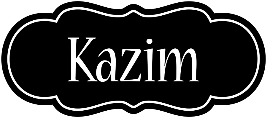 Kazim welcome logo