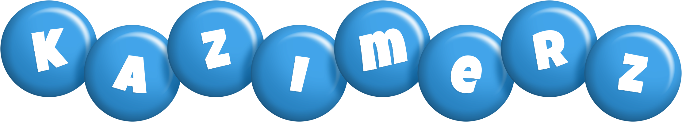 Kazimerz candy-blue logo