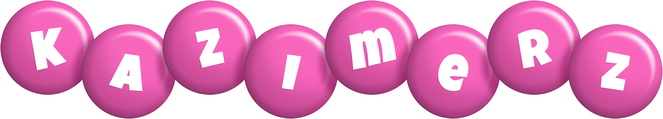 Kazimerz candy-pink logo