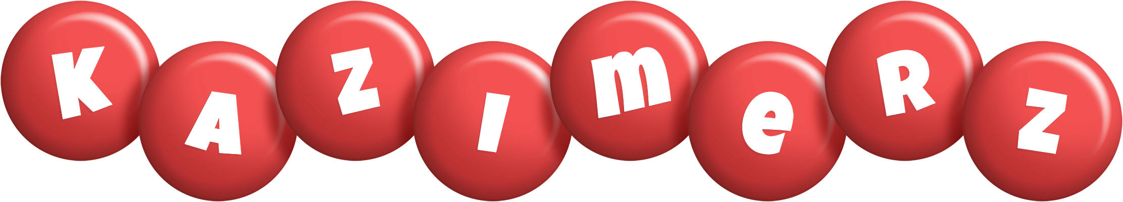 Kazimerz candy-red logo