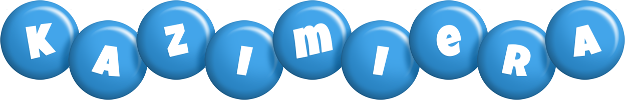 Kazimiera candy-blue logo