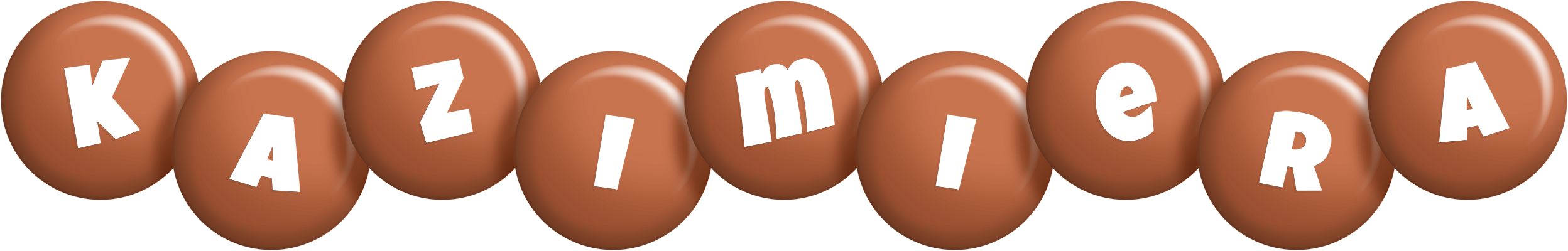 Kazimiera candy-brown logo