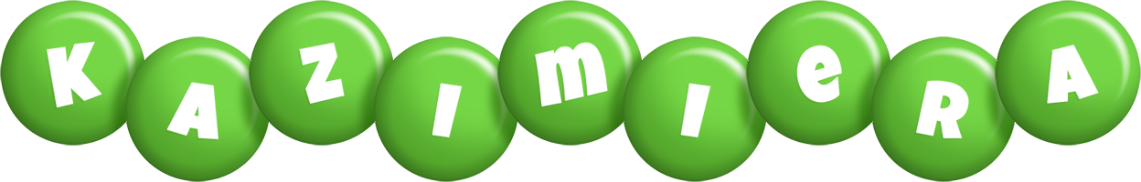 Kazimiera candy-green logo