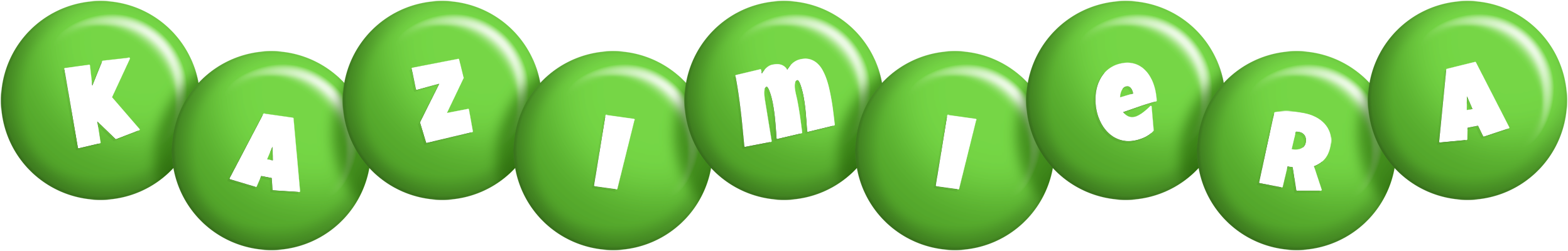 Kazimiera candy-green logo
