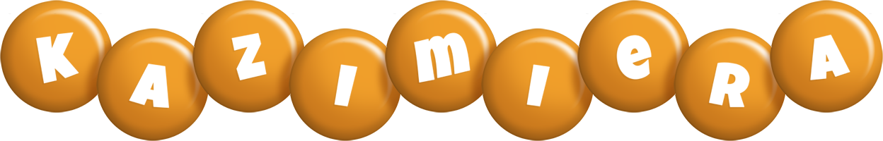 Kazimiera candy-orange logo