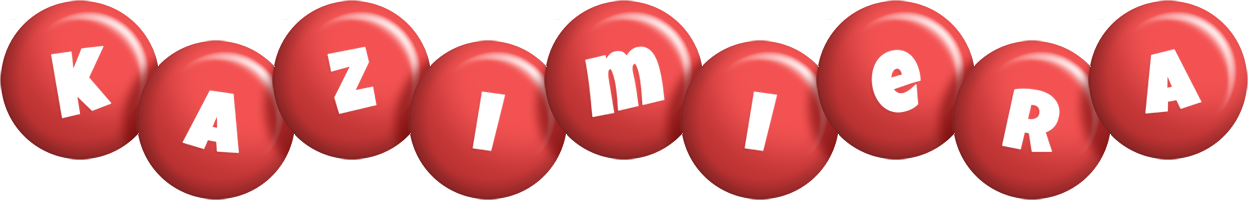 Kazimiera candy-red logo