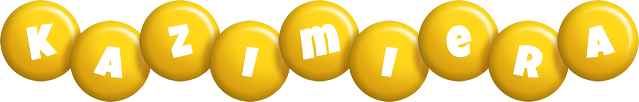 Kazimiera candy-yellow logo