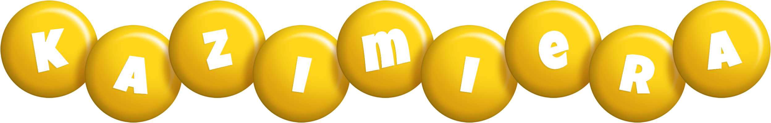 Kazimiera candy-yellow logo