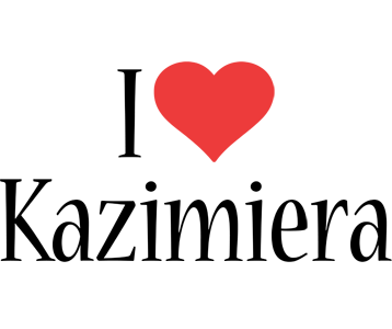 Kazimiera i-love logo