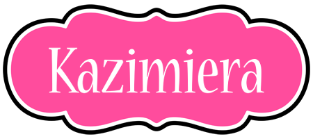 Kazimiera invitation logo