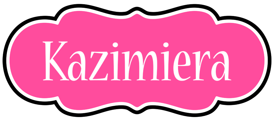 Kazimiera invitation logo