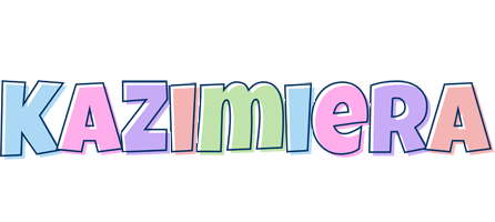 Kazimiera pastel logo