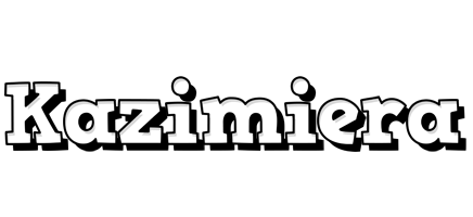 Kazimiera snowing logo