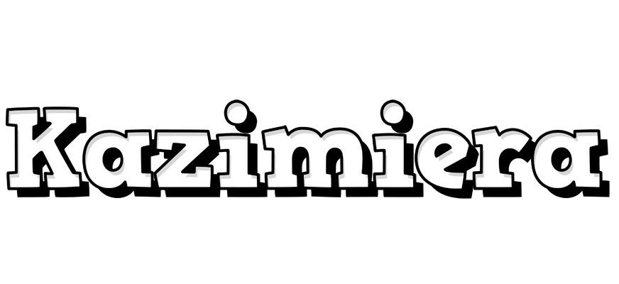 Kazimiera snowing logo