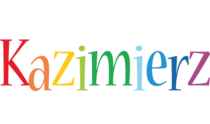 Kazimierz birthday logo