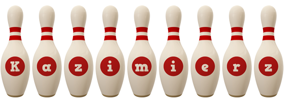 Kazimierz bowling-pin logo