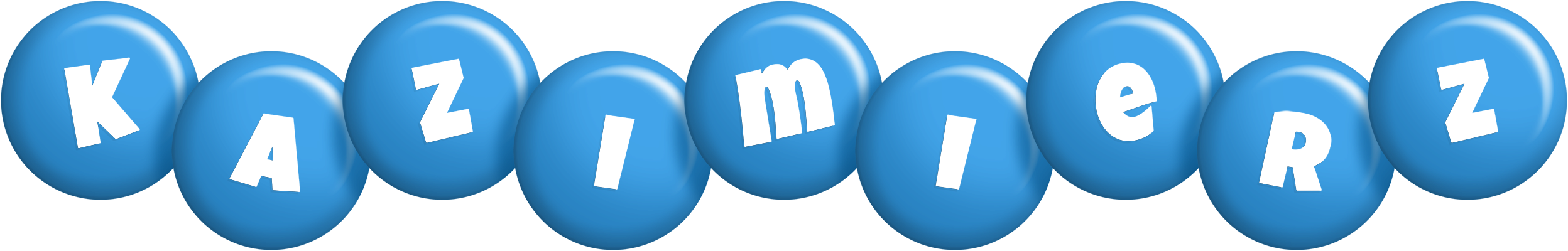 Kazimierz candy-blue logo