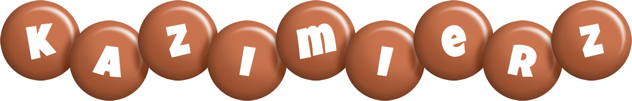 Kazimierz candy-brown logo