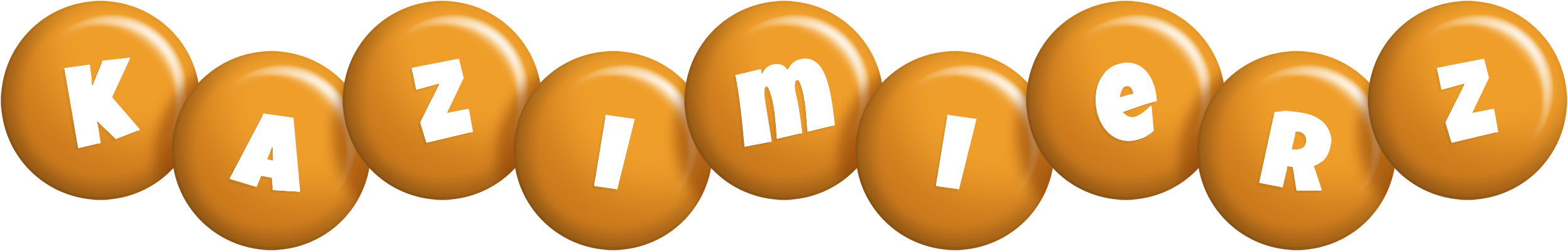 Kazimierz candy-orange logo