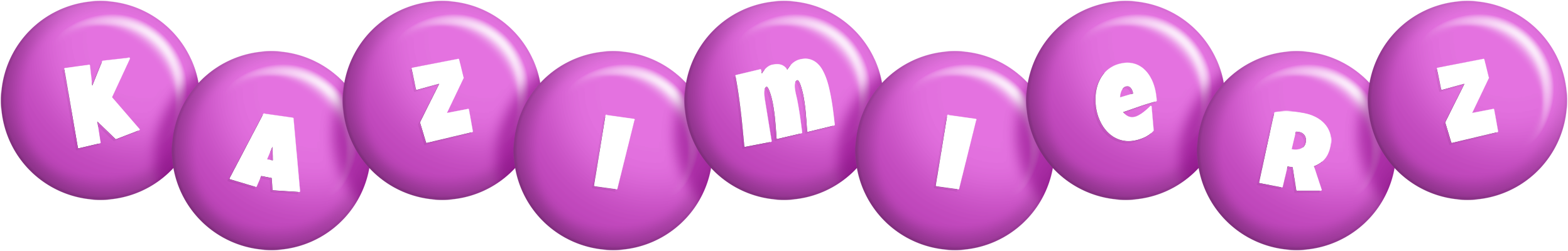 Kazimierz candy-purple logo