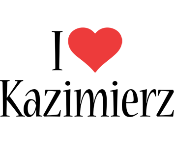 Kazimierz i-love logo