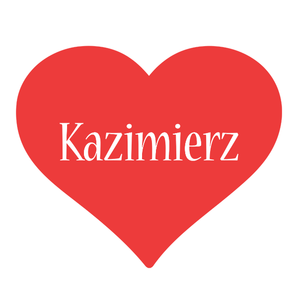 Kazimierz love logo