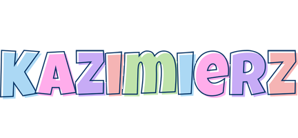 Kazimierz pastel logo