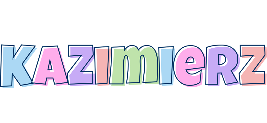 Kazimierz pastel logo